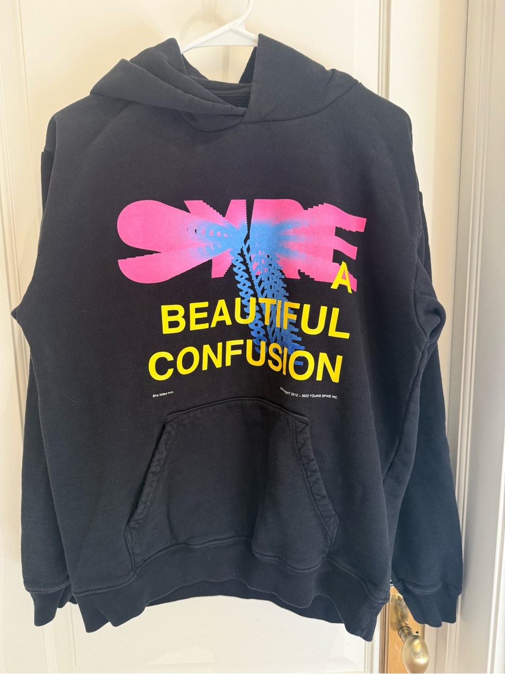 Black Graphic Hoodie - Beautiful Confusion